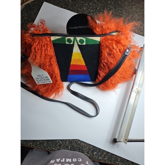 Holy Cow couture purse, Over The Body Handbag. One Of A Kind Look Wow! - Picture 8 of 16